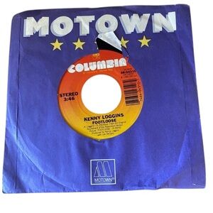 80s Rock 45 Kenny Loggins - Footloose /Swear Your Love VG+ VINYL RECORD